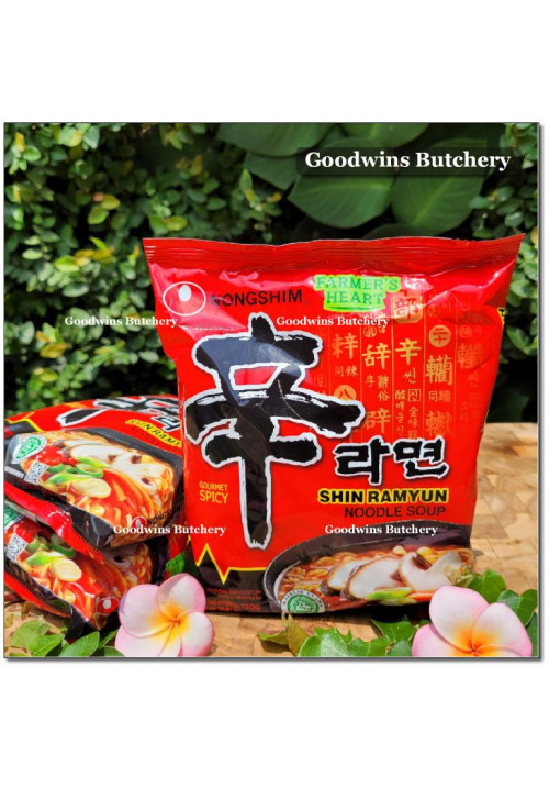 Noodle Nongsim SHIN RAMYUN GOURMET SPICY Korean instant udon 120g